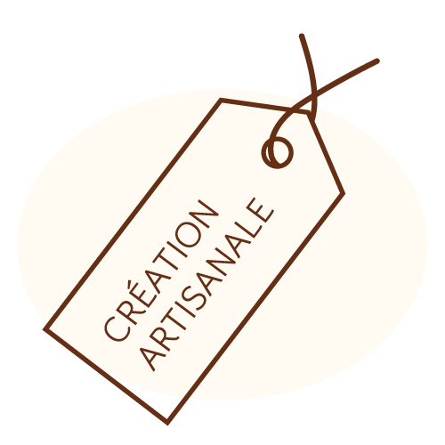 étiquette pour création artisanale des créations du site les rêves de Louise