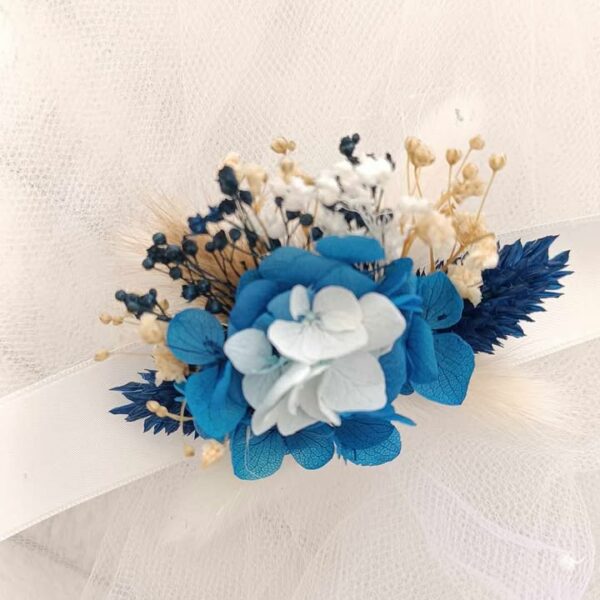 bracelet en fleurs séchées pour mariage