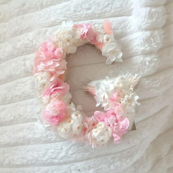 Lettres fleuries