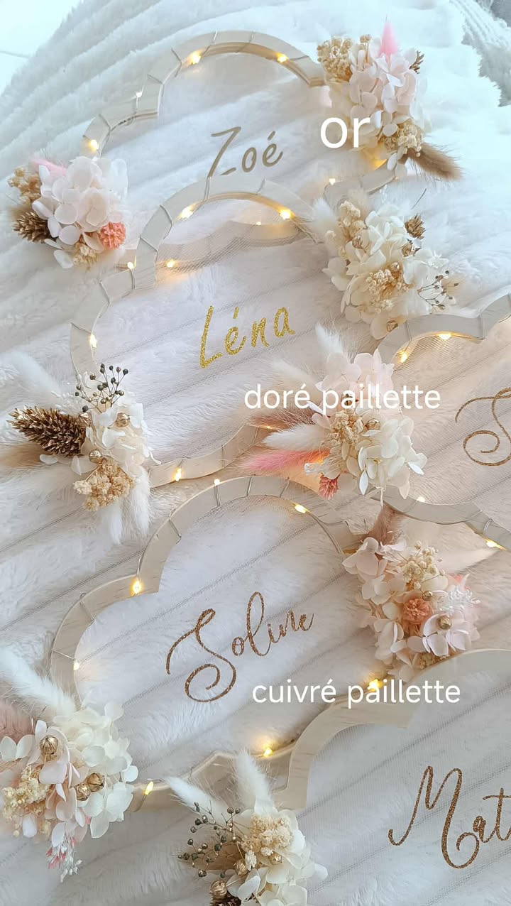 Décoration chambre bébé personnalisée – Nuage en bois avec prénom personnalisé feuilles d'eucalyptus– Idée cadeau naissance ou baptême – Image 2