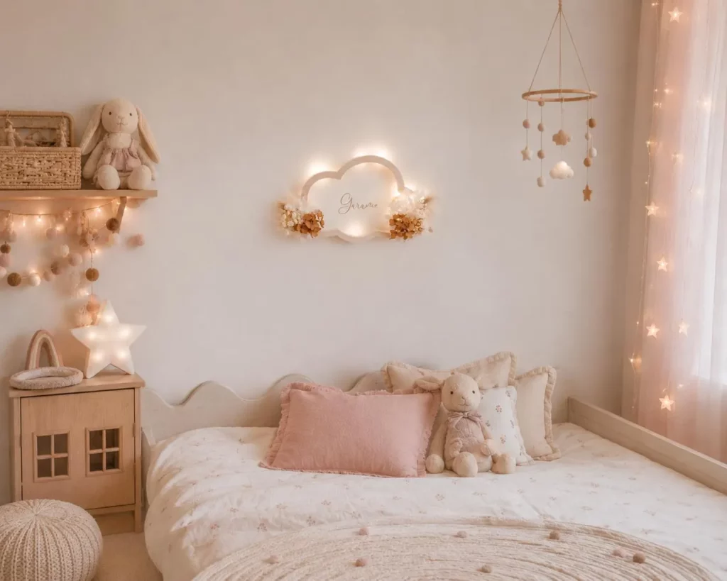 DECORATION MURALE POUR ENFANT CHAMBRE OU PLAQUE DE PORTE.
FORME DE NUAGE AVEC FLEURS SECHEES SUR LE COTE A PERSONNALISER AU CHOIX DE CES ENVIES. CADEAU POETIQUE ET BOHEME POUR PETITE FILLE ET DECORER SA CHAMBRE